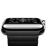 MroTech Metallarmband kompatibel für 42mm Apple Watch Armband Edelstahl Uhrenarmband Ersatz für Apple Watch Serie 3 / 2 / 1, iWatch Sport Edition Nike+ (42 mm, Schwarz) - 7